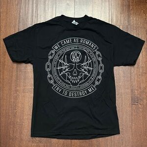 We Came As Romans Black Graphic Tee, 100% Cotton, Size Large, NWOT